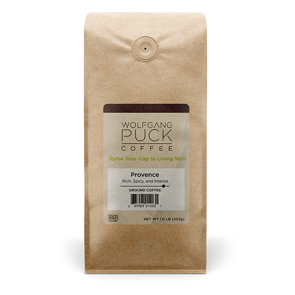 Wolfgang Puck Coffee Ground Coffee, Provence French Roast, 1 Lb Bags, PK12 PK 013665